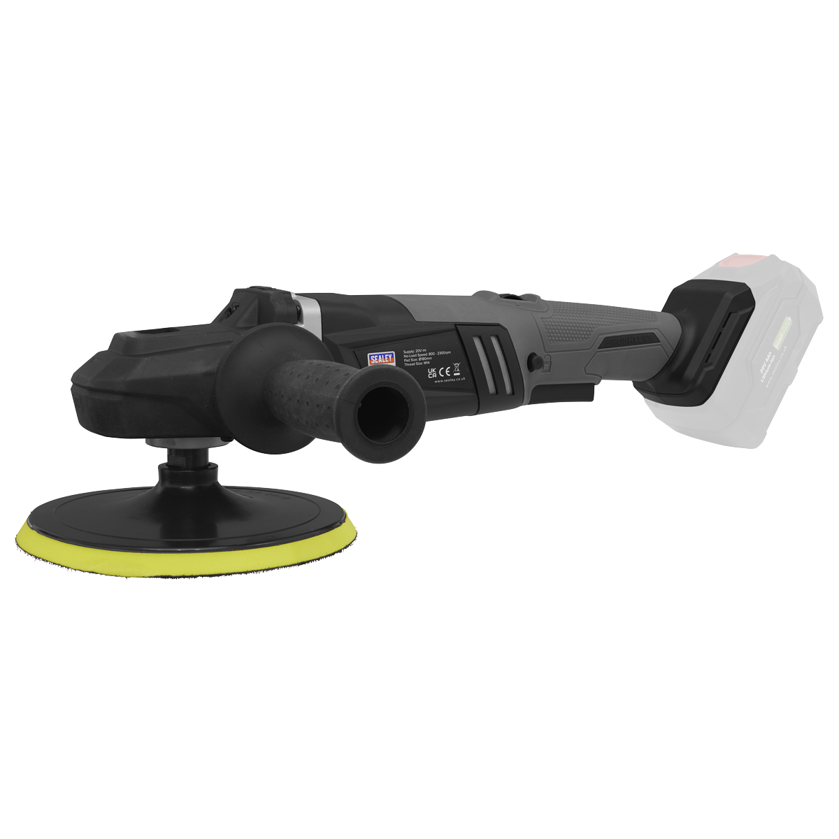 20V SV20 Series Ø180mm Brushless Rotary Polisher - Body Only