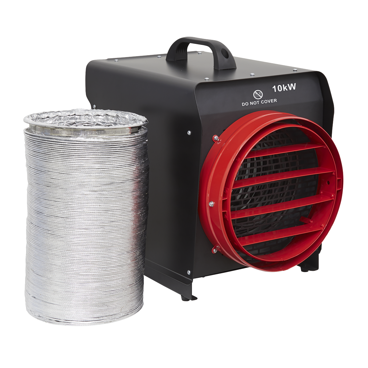 10kW Industrial Fan Heater with Ducting