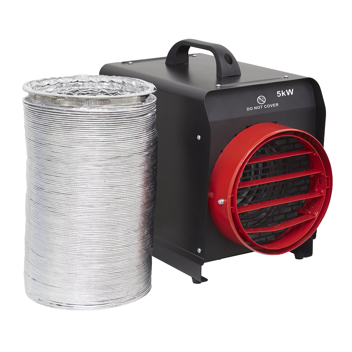 5kW Industrial Fan Heater with Ducting