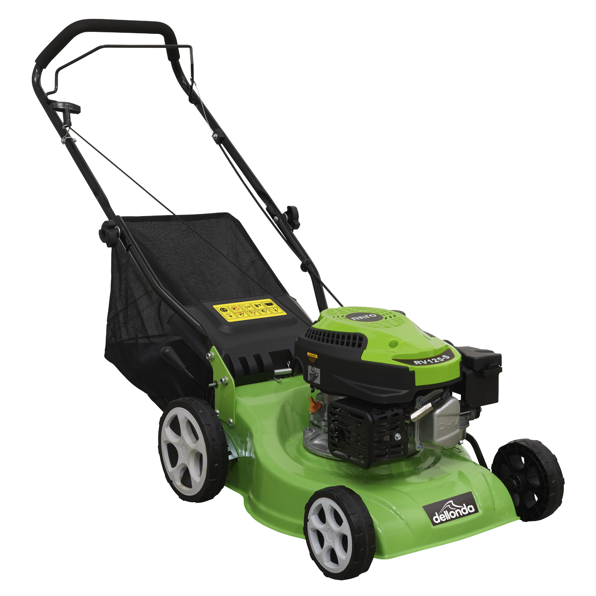 Dellonda Hand Propelled Petrol Lawnmower - 4-Stroke