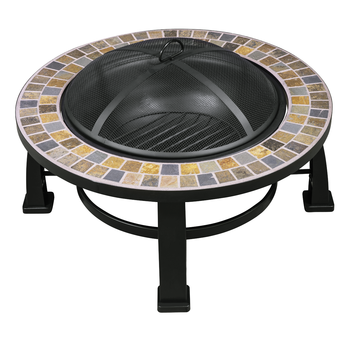 Dellonda 30" Deluxe Traditional Slate Fire Pit