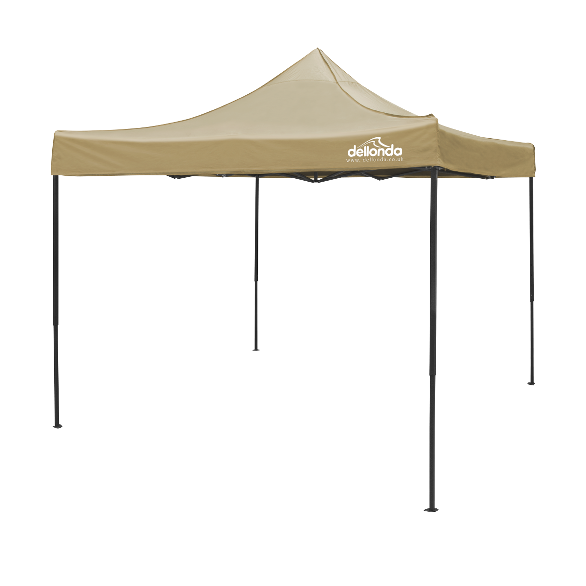 Dellonda Premium 3 x 3m Pop-Up Gazebo - Beige