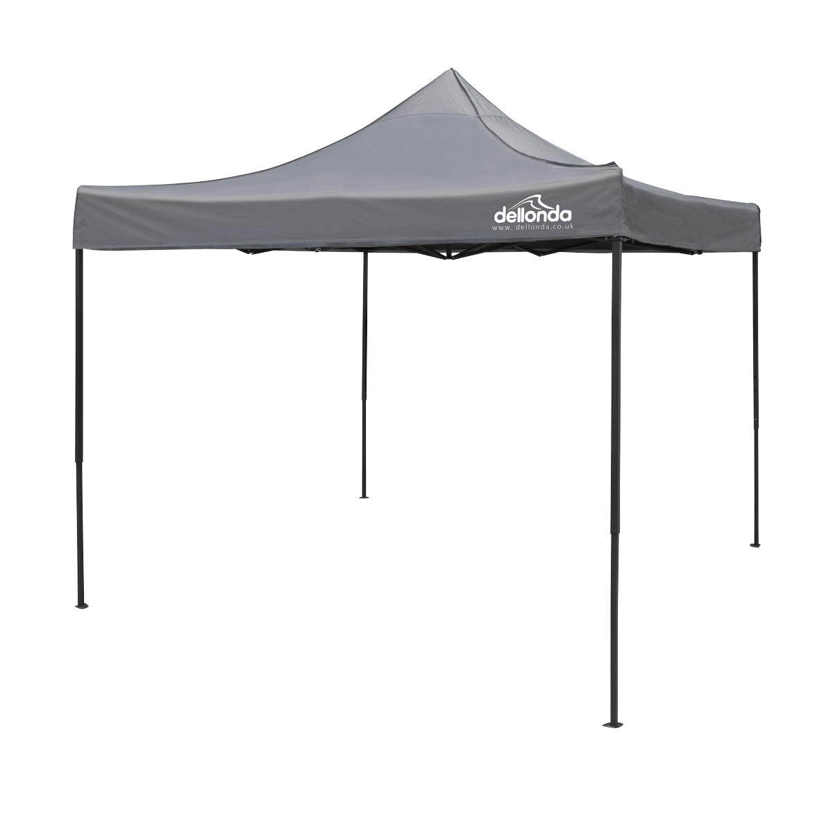 Dellonda Premium 3 x 3m Pop-Up Gazebo - Grey
