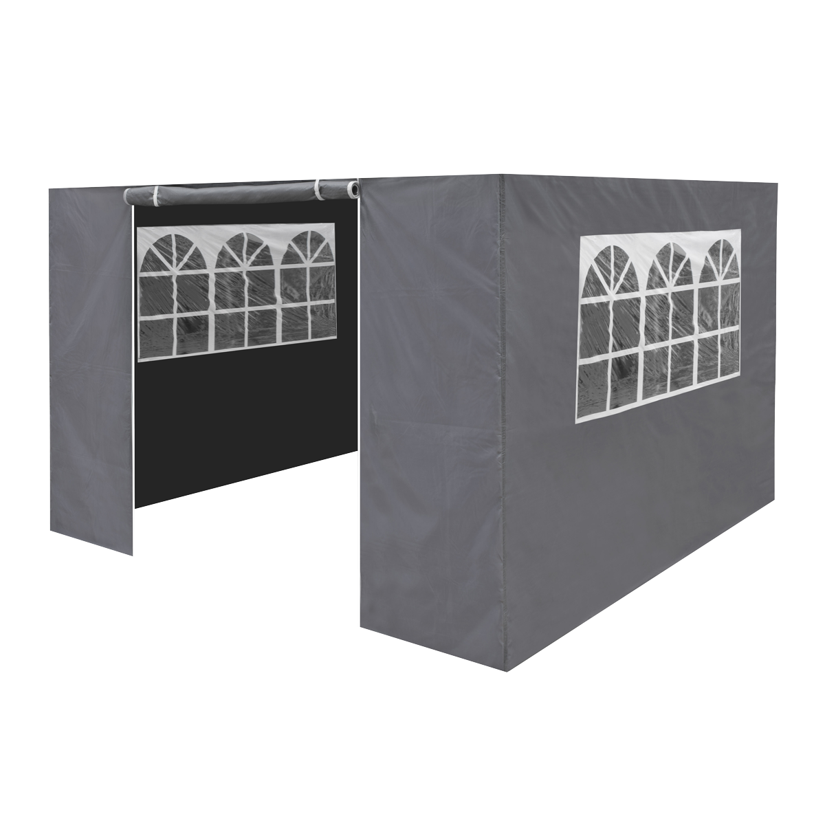 Dellonda Premium Fabric Side Panels - Grey
