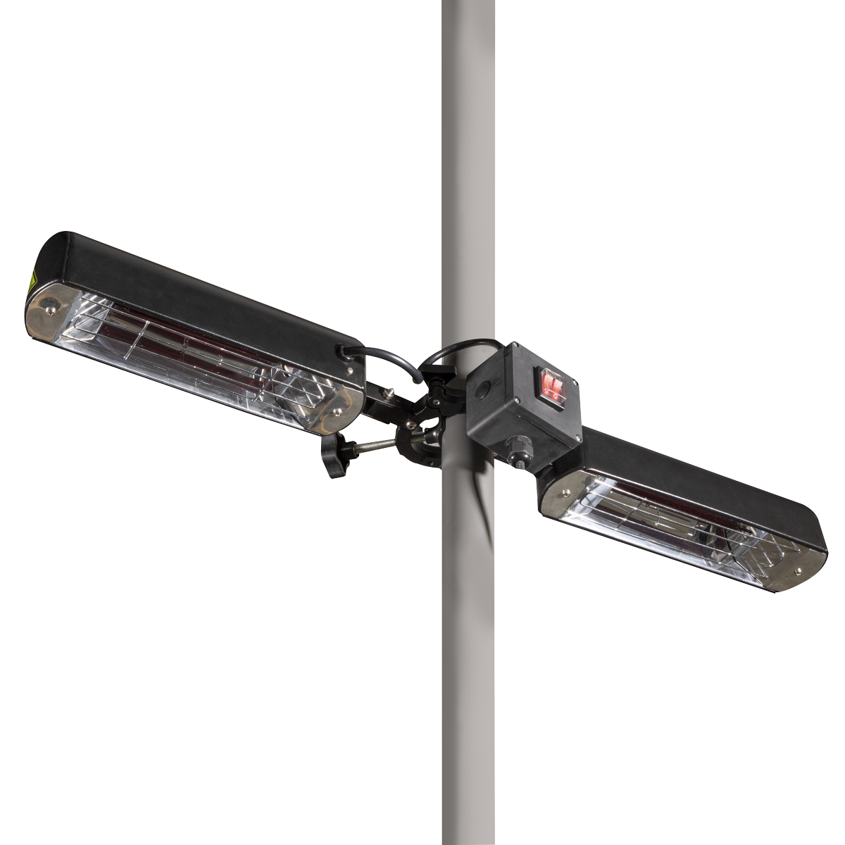 Dellonda Folding Parasol/Gazebo/Patio Infrared Heater
