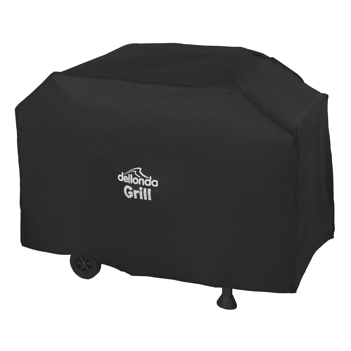 Dellonda Water-Resistant PVC BBQ Cover - Black