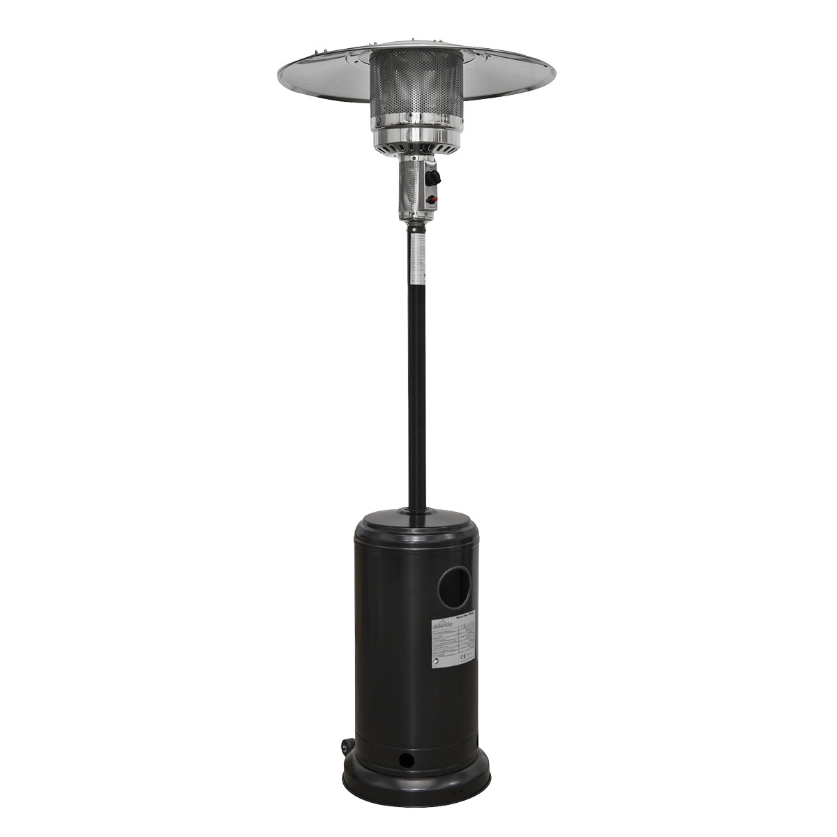 Dellonda 13kW Outdoor Garden Gas Patio Heater for Commercial & Domestic Use - Black