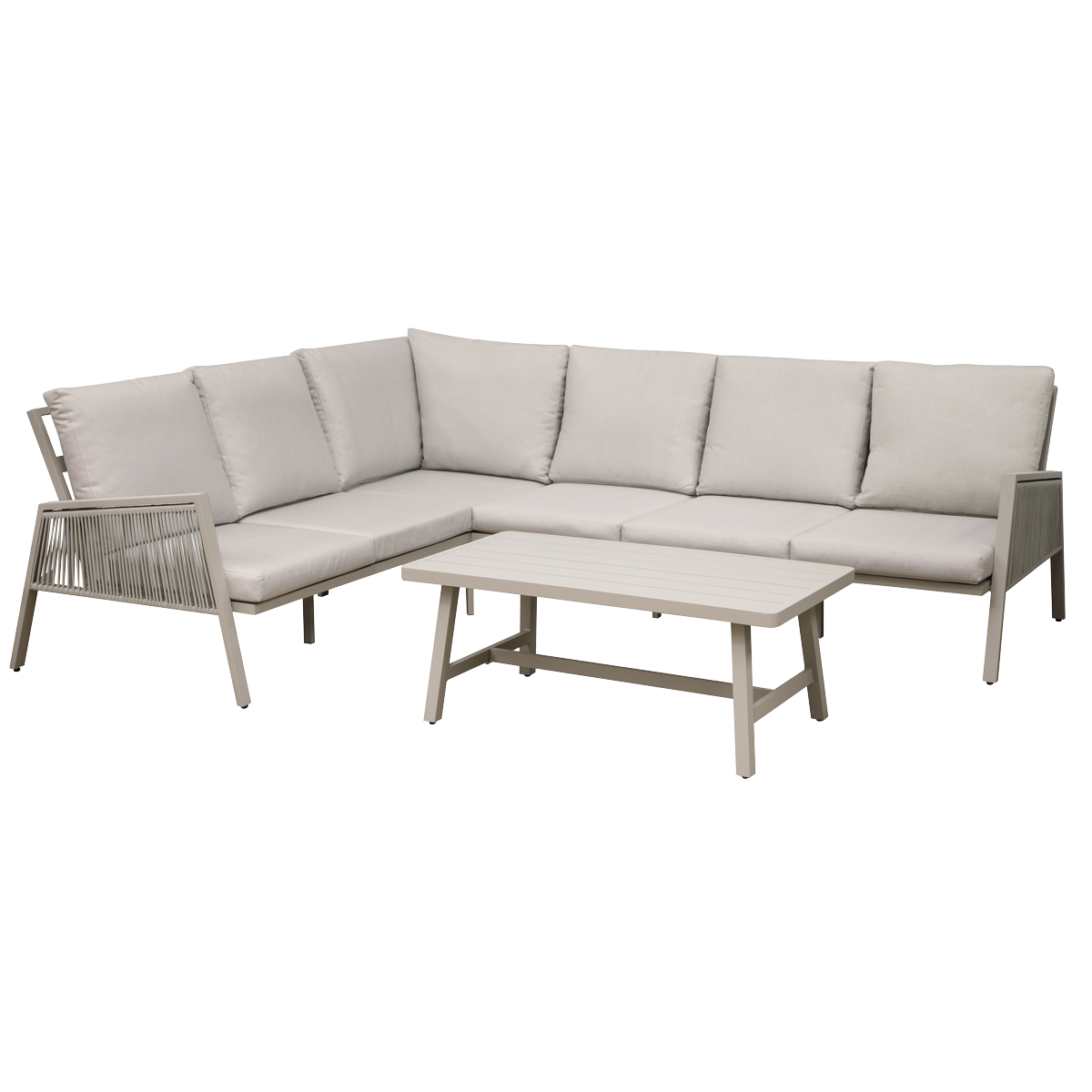 Dellonda Fusion 4-Piece Outdoor Corner Sofa Set