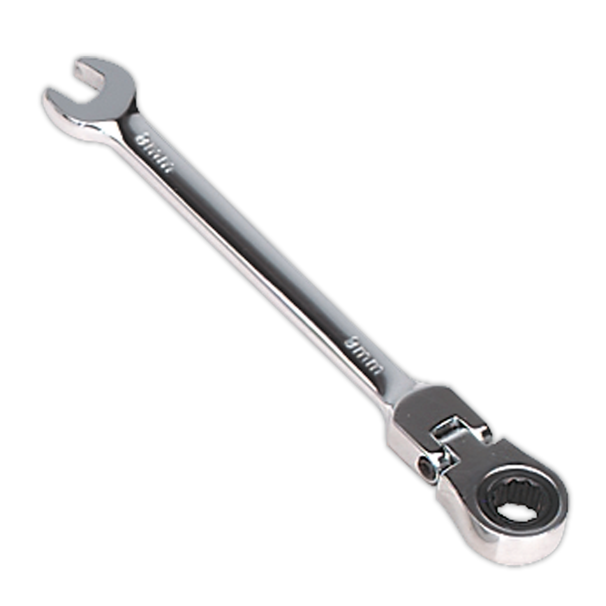 8mm Flexi-Head Ratchet Combination Spanner