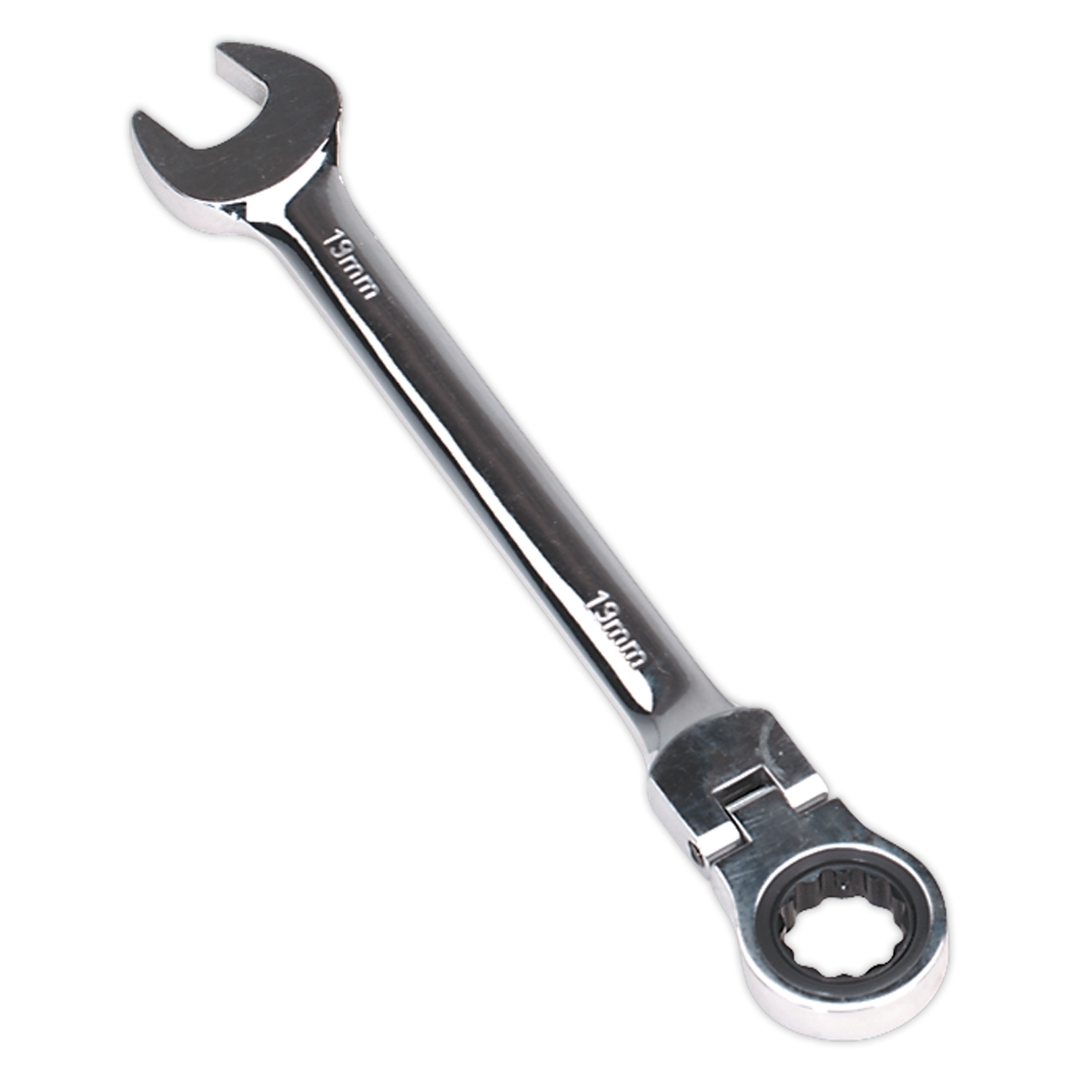19mm Flexi-Head Ratchet Combination Spanner