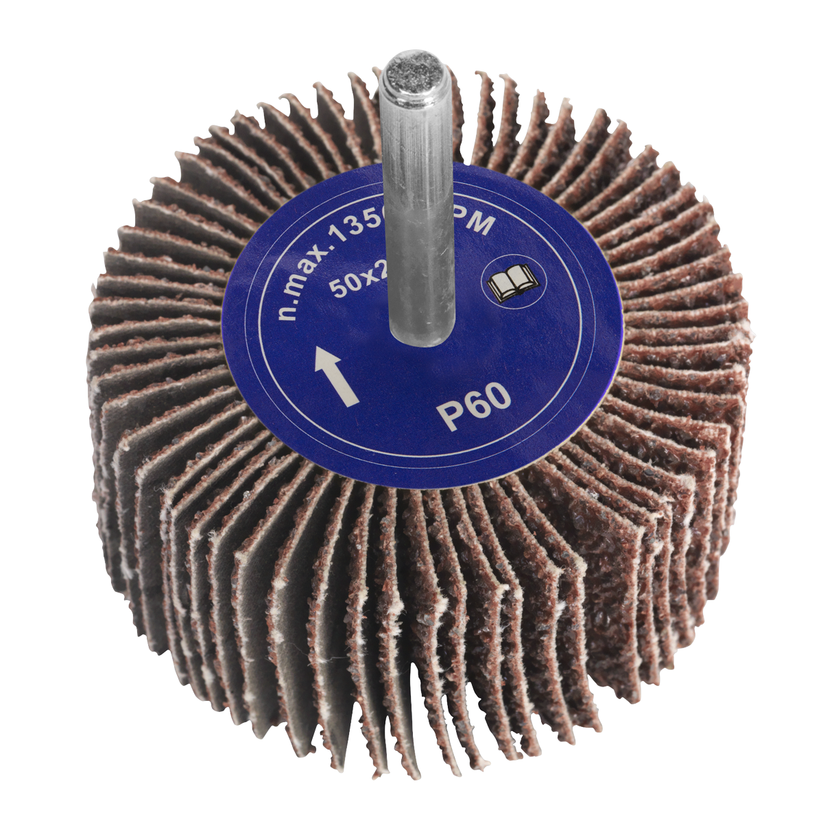 Ø50 x 25mm 6mm Shaft Flap Wheel 60Grit