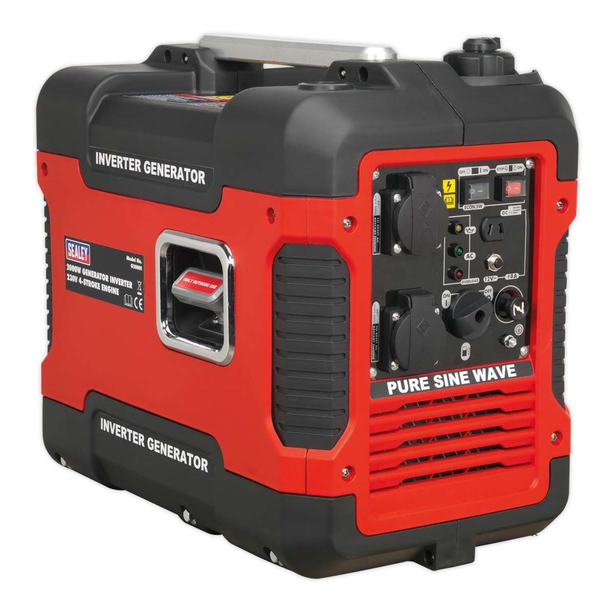2000W Inverter Generator 230V - 4-Stroke Engine