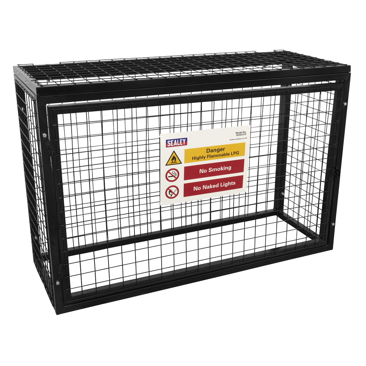 Gas Cylinder Safety Cage - 4 x 19kg Cylinders