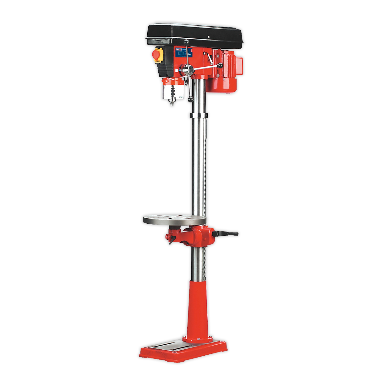 16-Speed Floor Pillar Drill 1580mm Height 550W