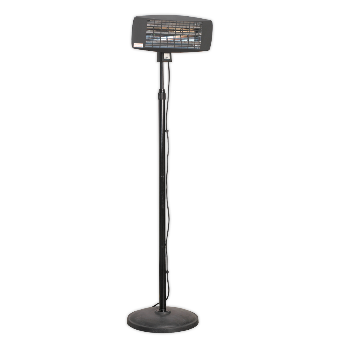 2000W High Efficiency Infrared Quartz Patio Heater with Telescopic Floor Stand