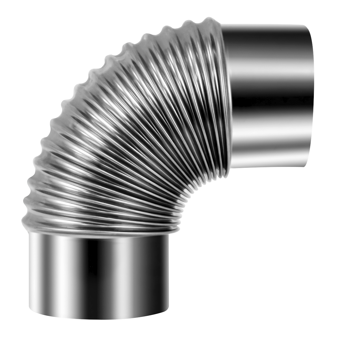 Ø100mm Stainless Steel Exhaust/Flue 90° Bend for IR13/IR16
