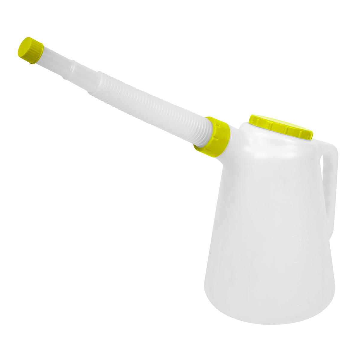 5L Oil Container with Lime Lid & Flexible Spout