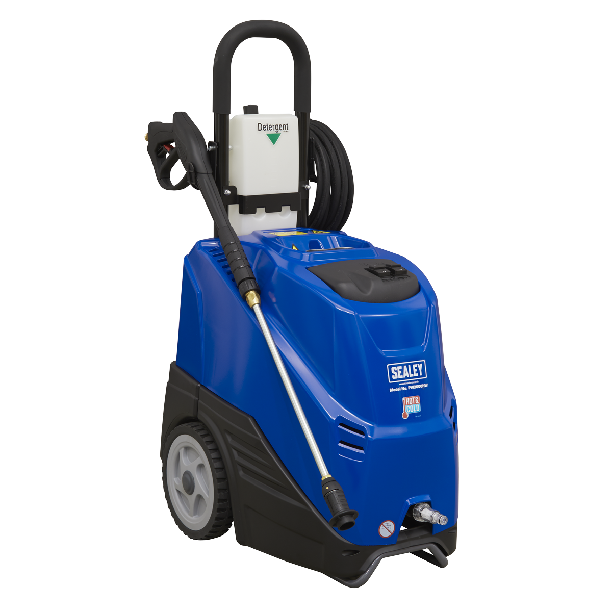 135bar Hot/Cold Water Pressure Washer 230V