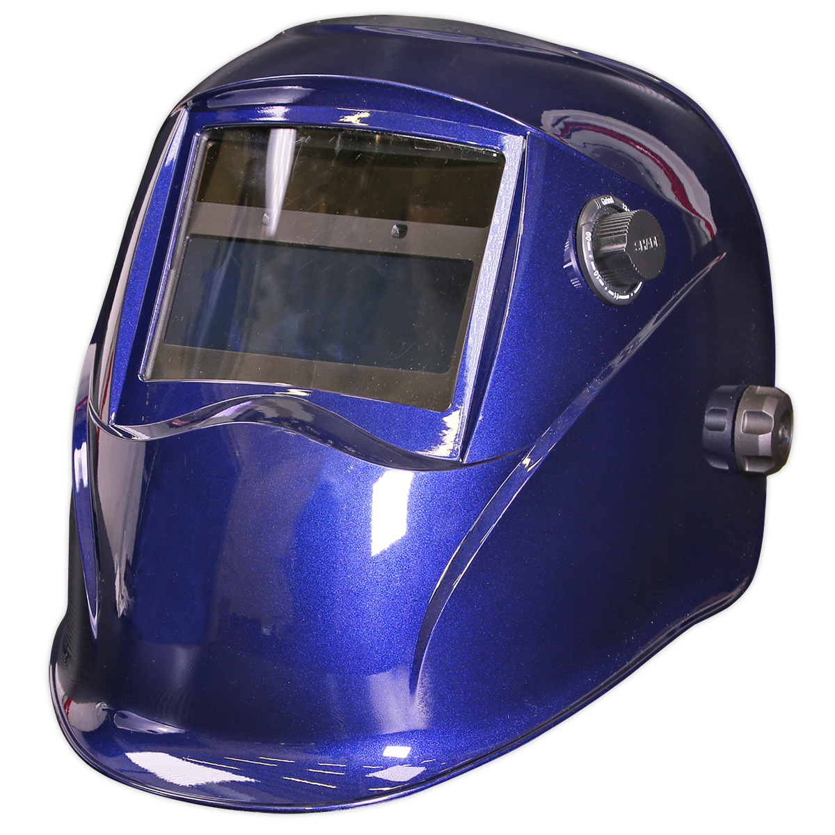 Auto Darkening Welding Helmet - Shade 9-13 - Blue