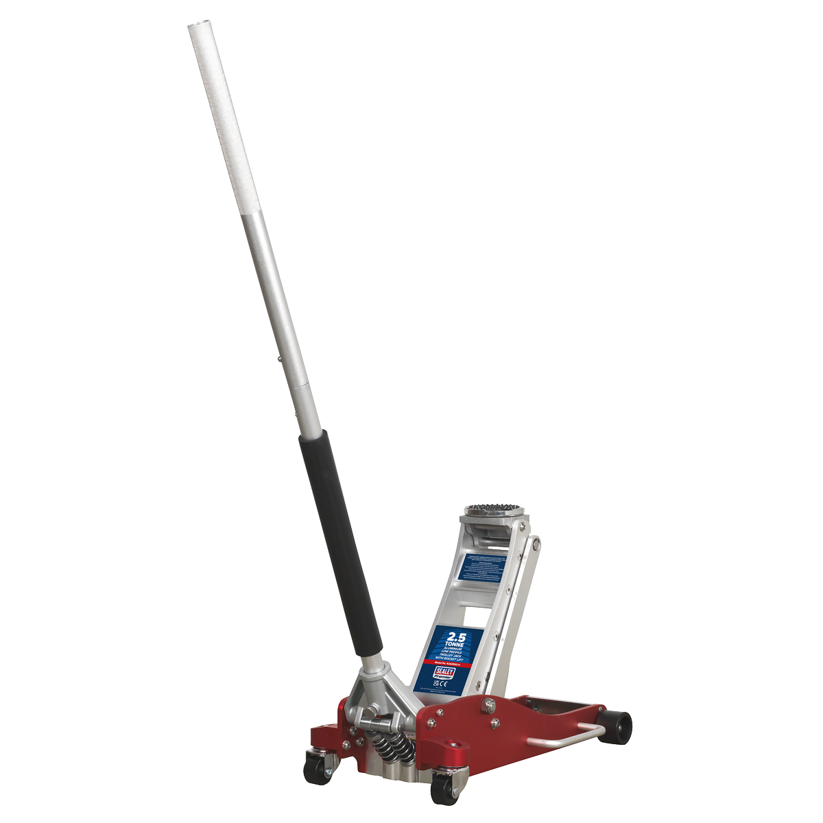 2.5 Tonne Aluminium Low Profile Trolley Jack with Rocket Lift