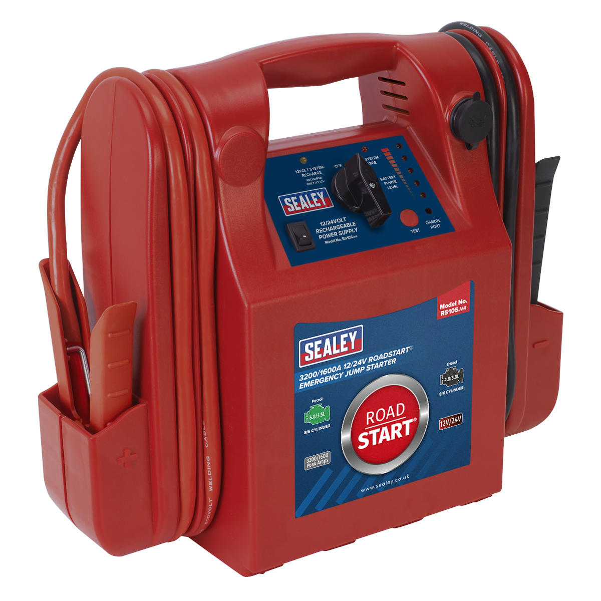 3200/1600A 12/24V RoadStart® Emergency Jump Starter