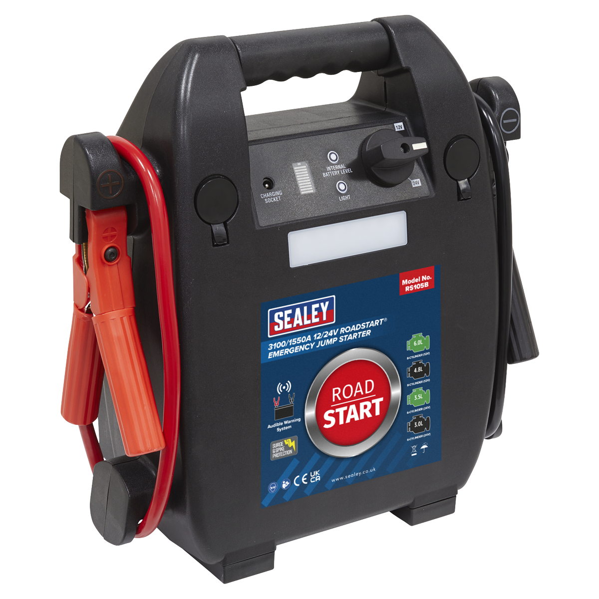 3100/1550A 12/24V RoadStart® Emergency Jump Starter