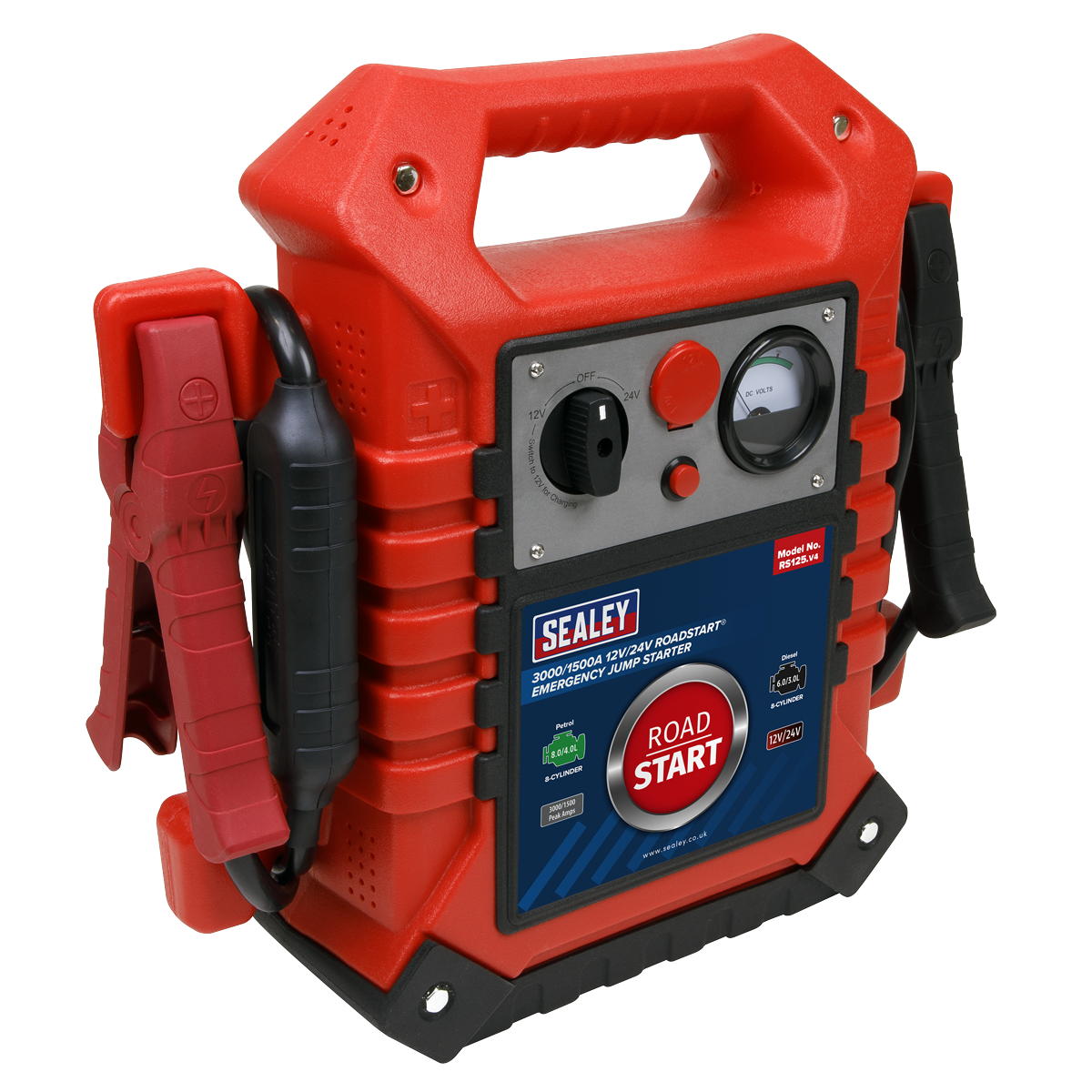 3000/1500A 12V/24V RoadStart® Emergency Jump Starter