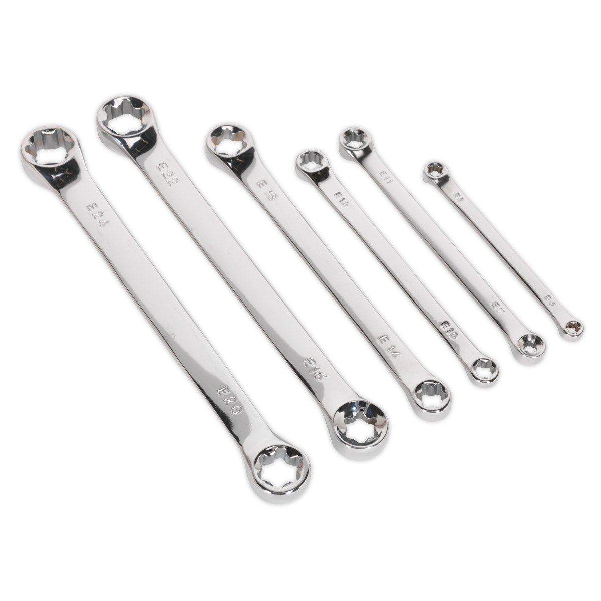 6pc TRX-Star* Double End Spanner Set