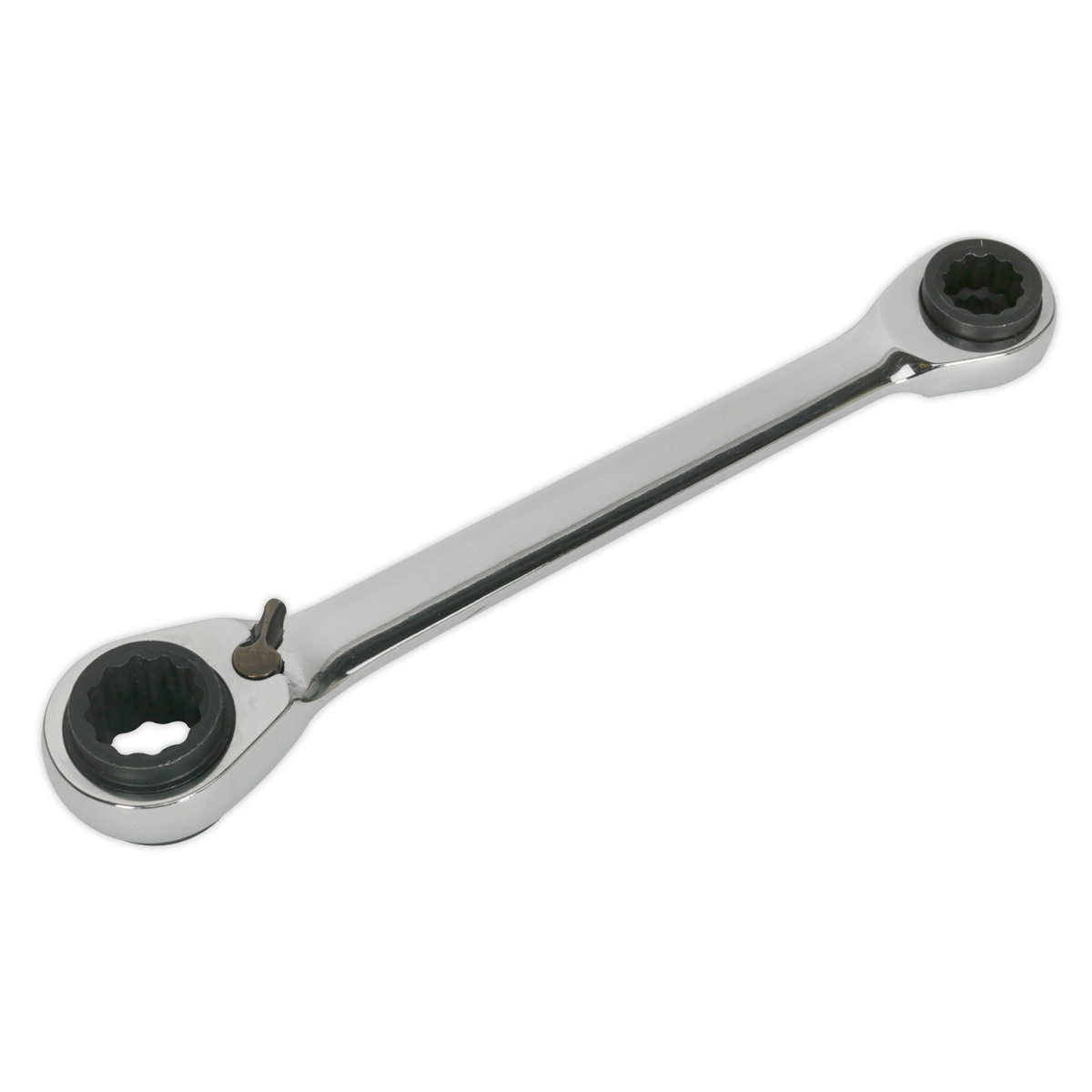 4-in-1 Reversible Ratchet Ring Spanner