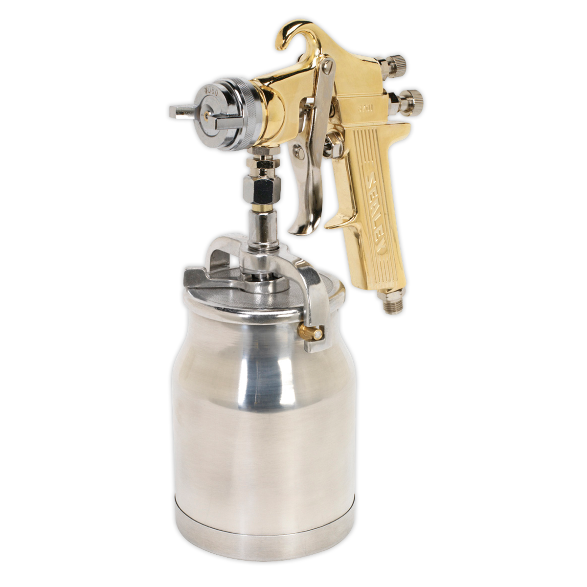 Workshop Gold Series Suction Feed Spray Gun - 1.8mm Set-Up