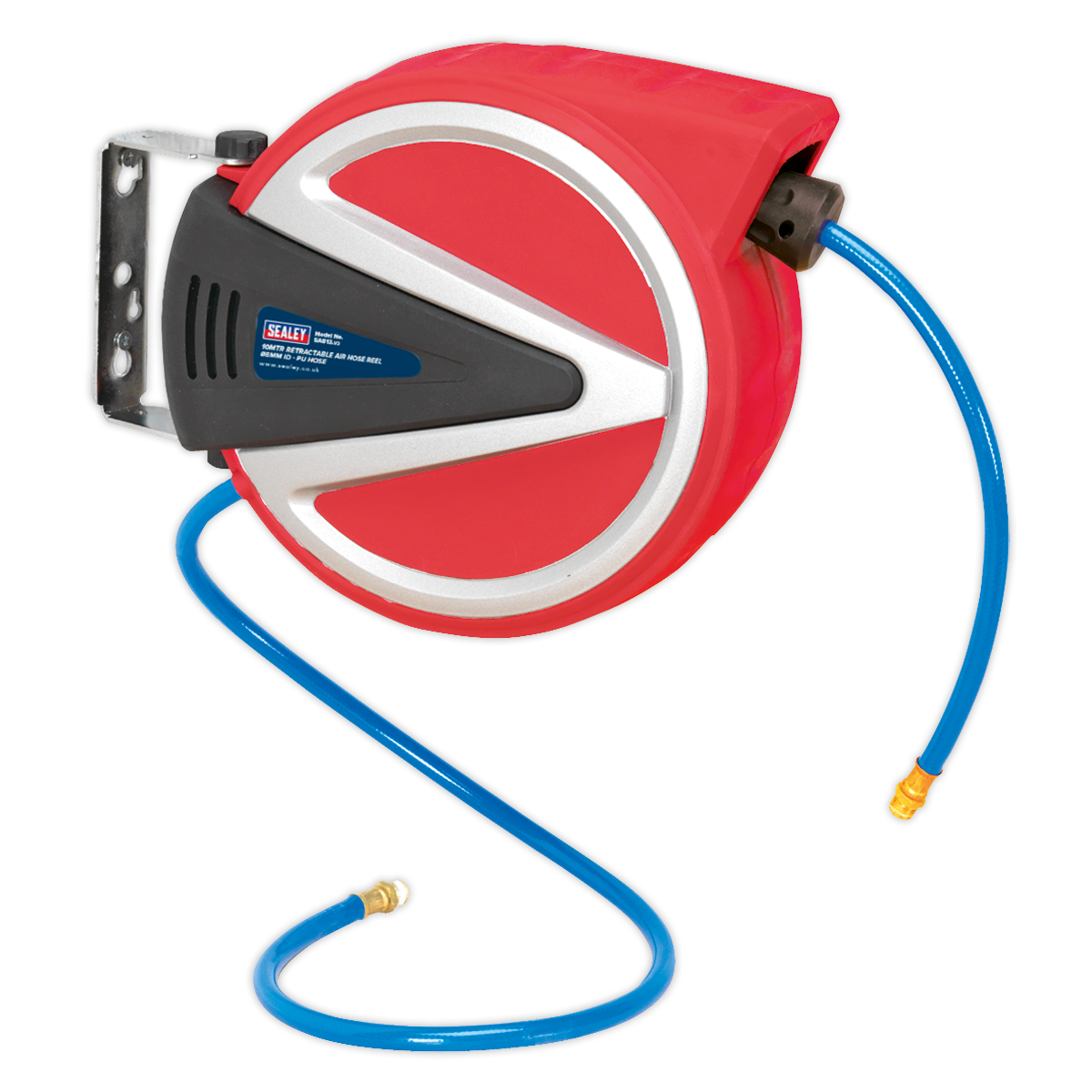 10m Retractable Air Hose Reel Ø8mm ID - PU Hose