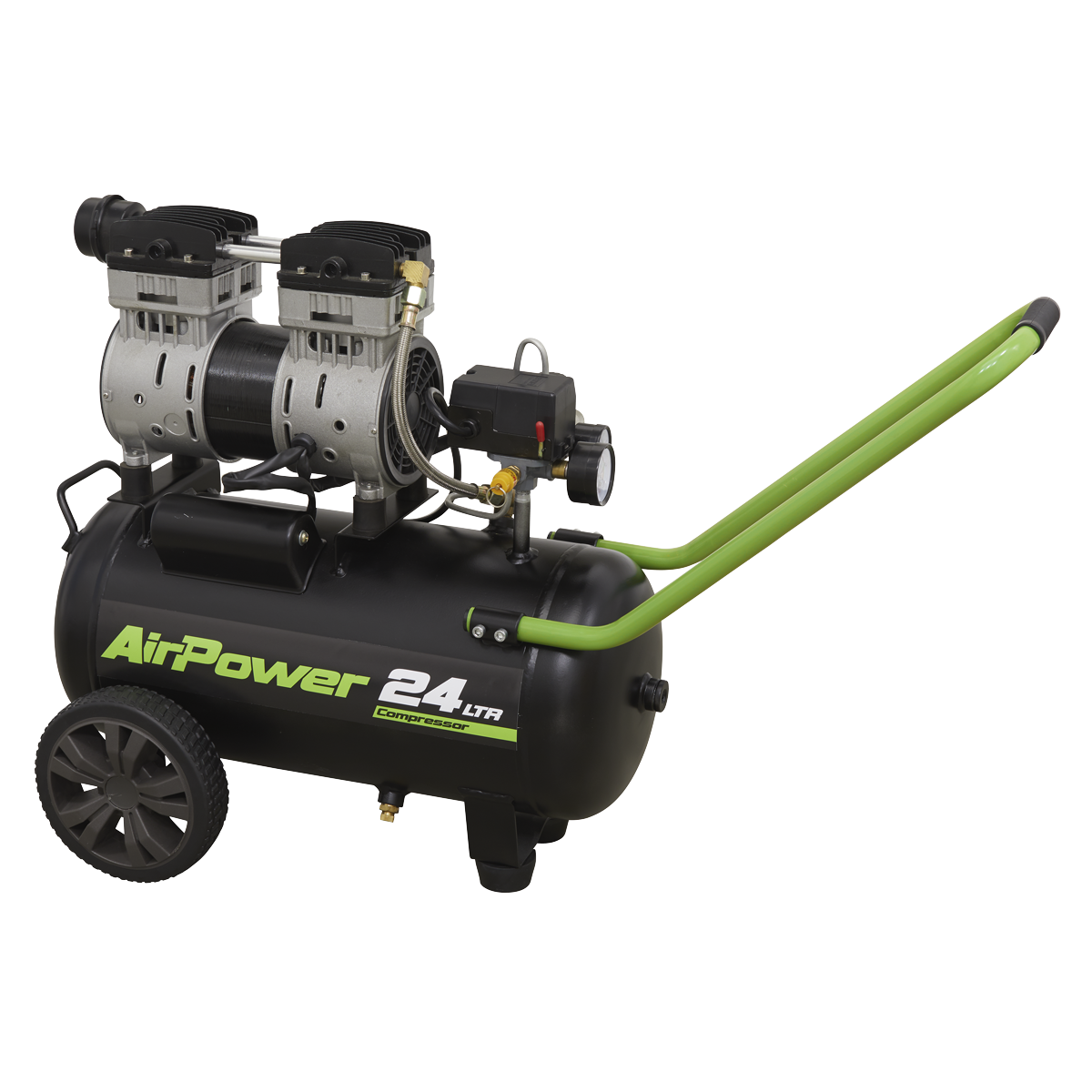 24L Direct Drive Low Noise Air Compressor 1hp