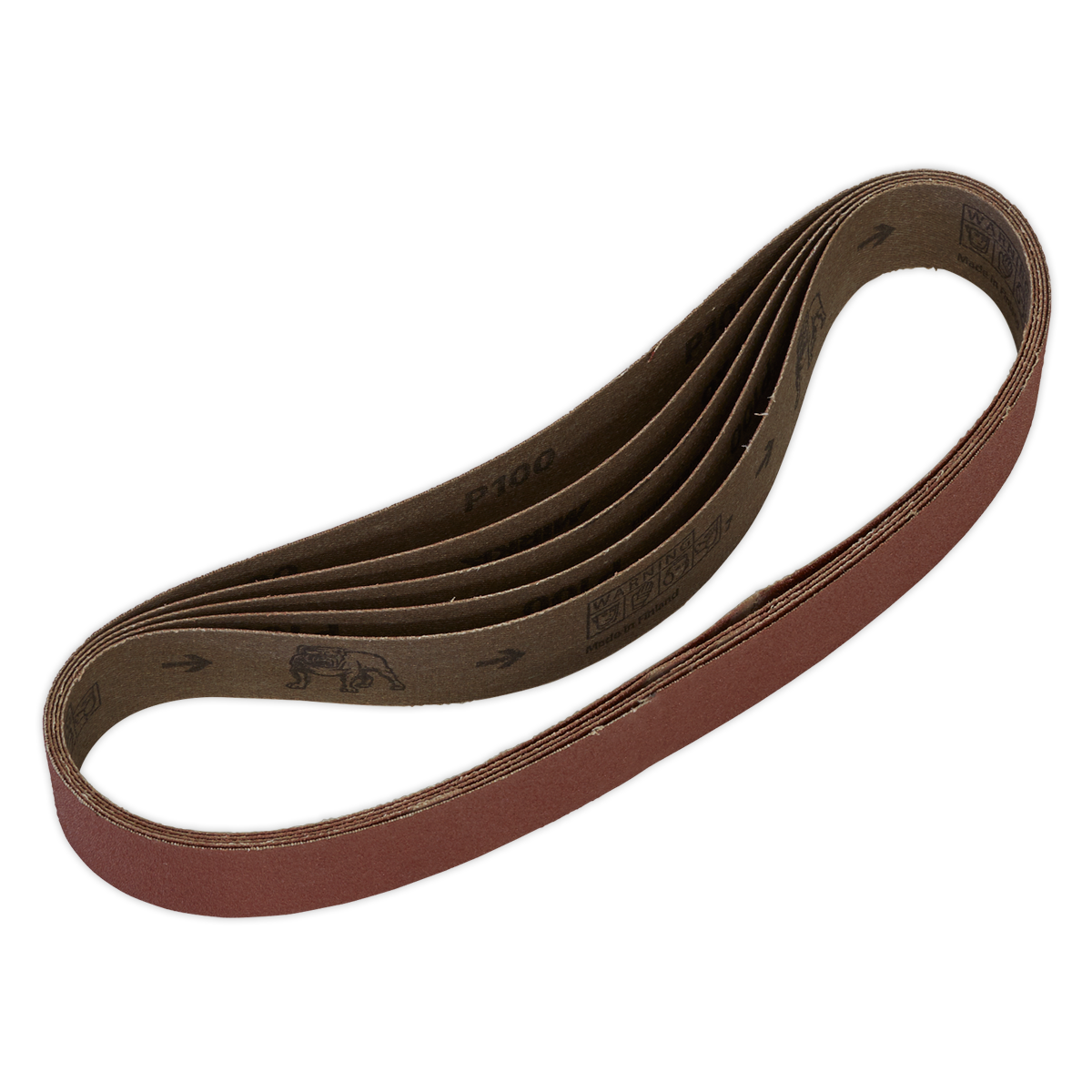 100Grit 30 x 540mm Sanding Belt - Pack of 5
