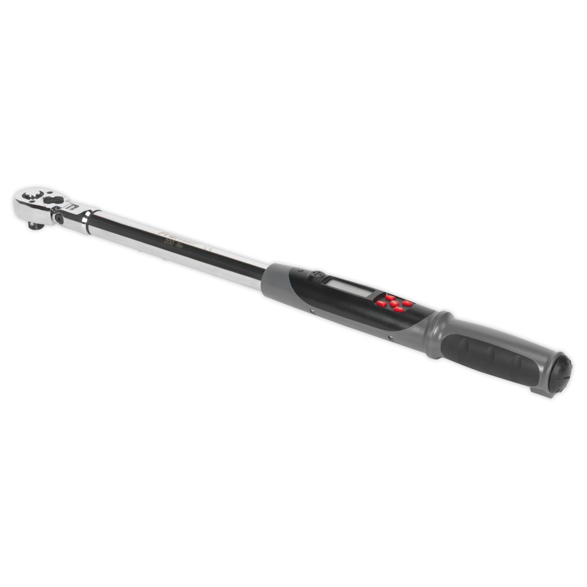 1/2"Sq Drive Flexi-Head Digital Torque Wrench with Angle Function 20-200Nm