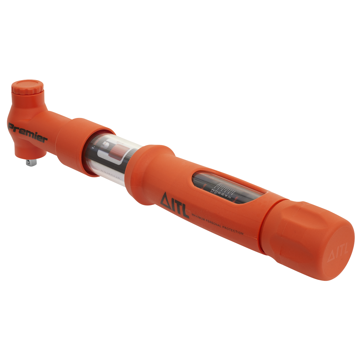 1/4"Sq Drive Calibrated Insulated Micrometer Torque Wrench 2-12Nm