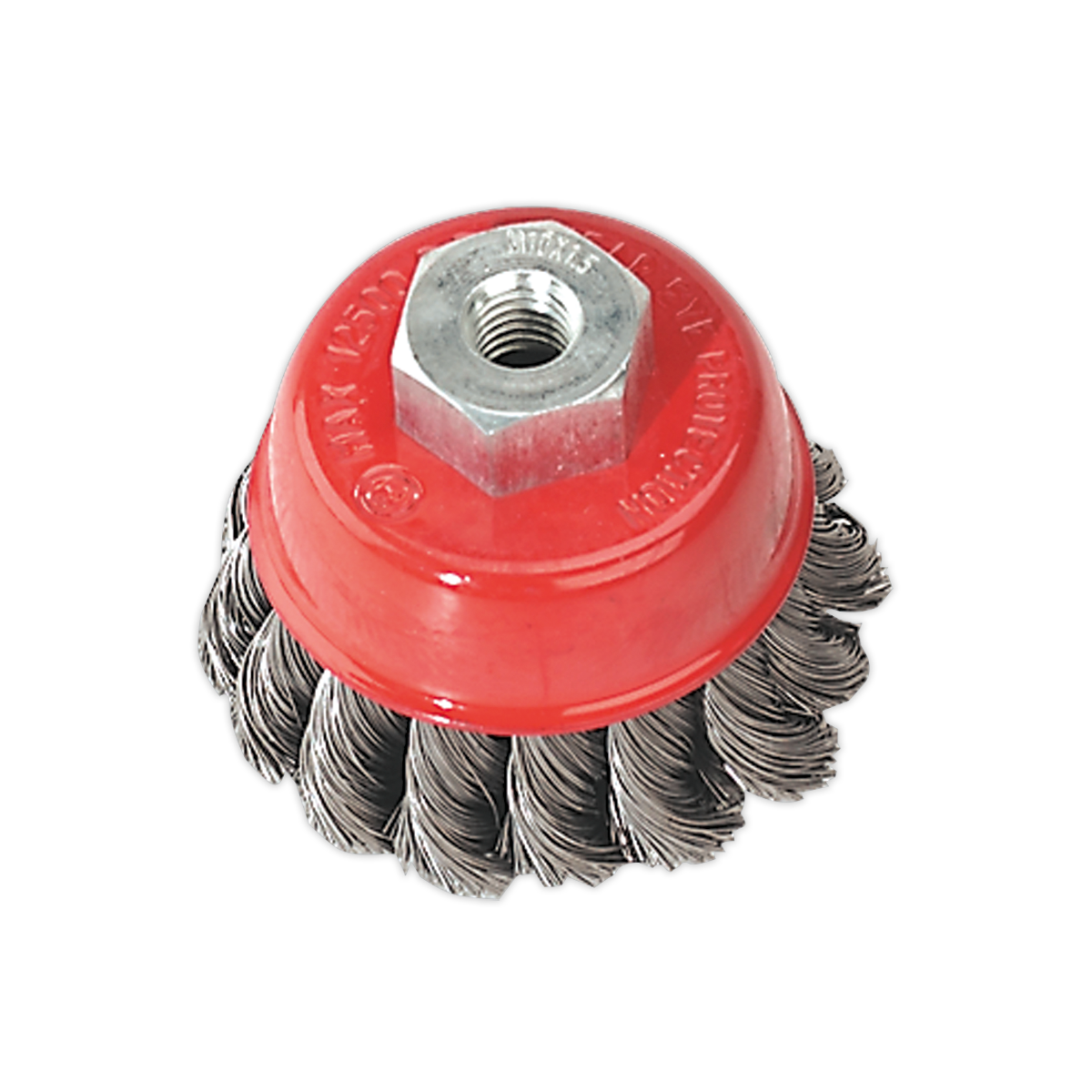 Ø65mm Twist Knot Wire Cup Brush M10 x 1.5mm