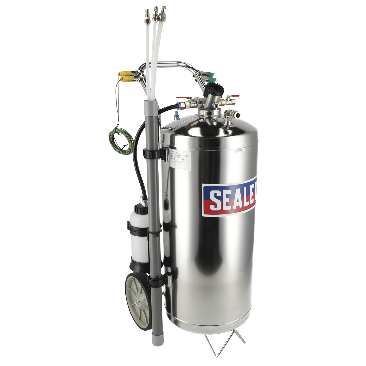 40L Air Operated Fuel Drainer - Stainless Steel