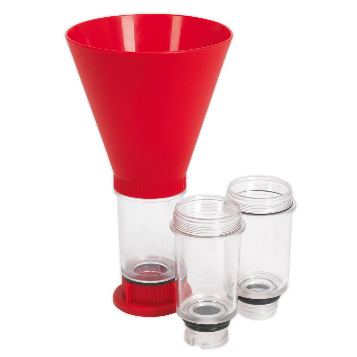 4pc Engine Oil Funnel - BMW, Fiat, Ford, Mazda, Mercedes, Toyota/Lexus, VAG