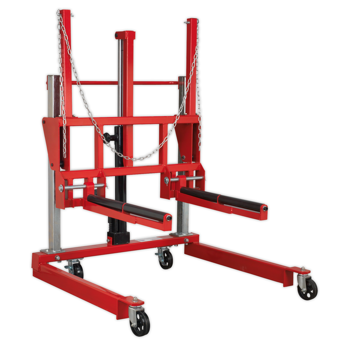 500kg Wheel Removal Trolley with Adjustable Width