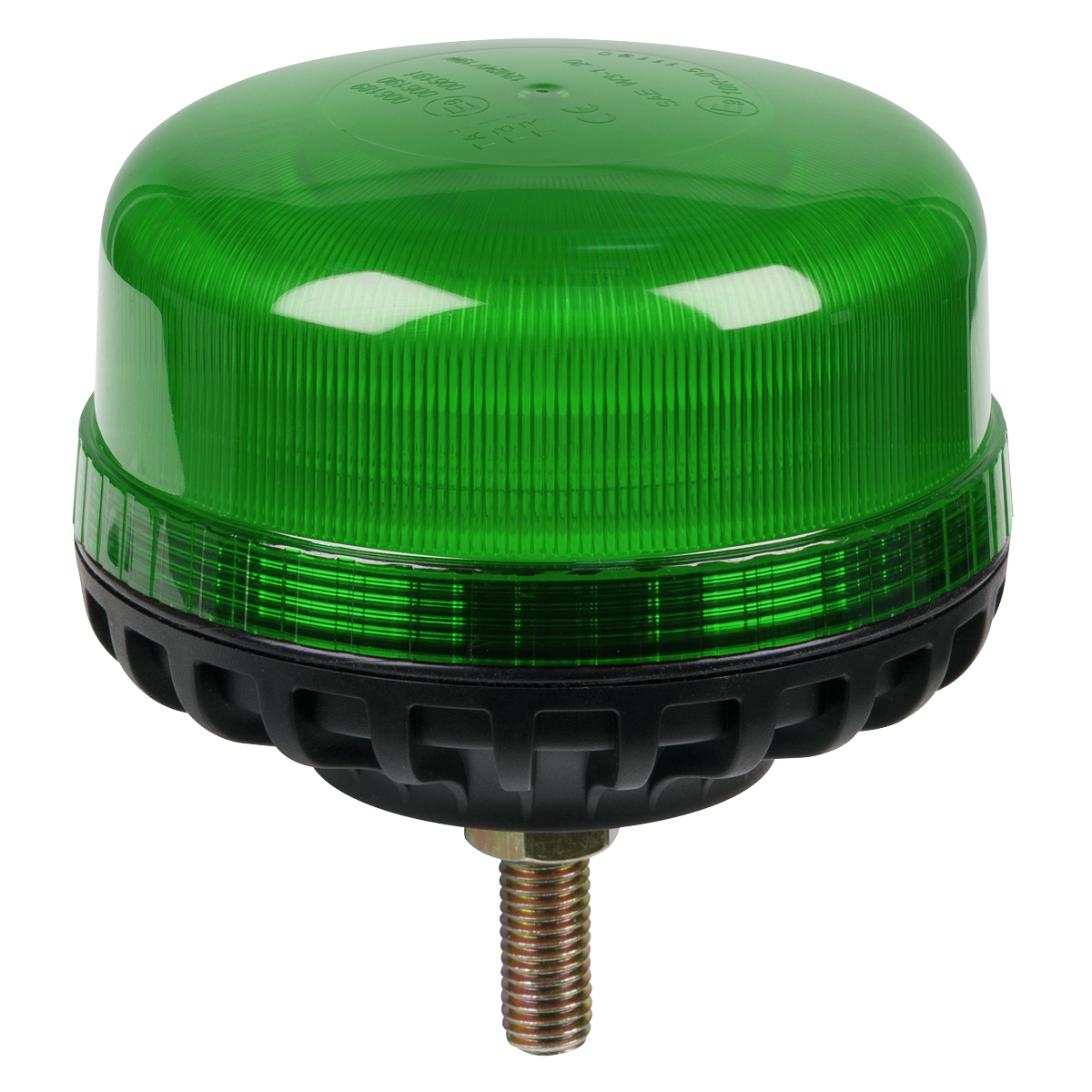 12V/24V SMD LED Warning Beacon with 12mm Bolt Fixing - Green