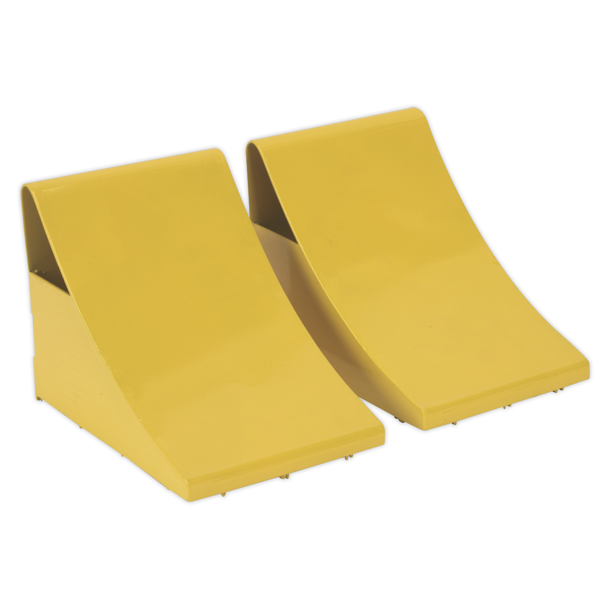Heavy-Duty Steel Wheel Chocks 4kg - Pair