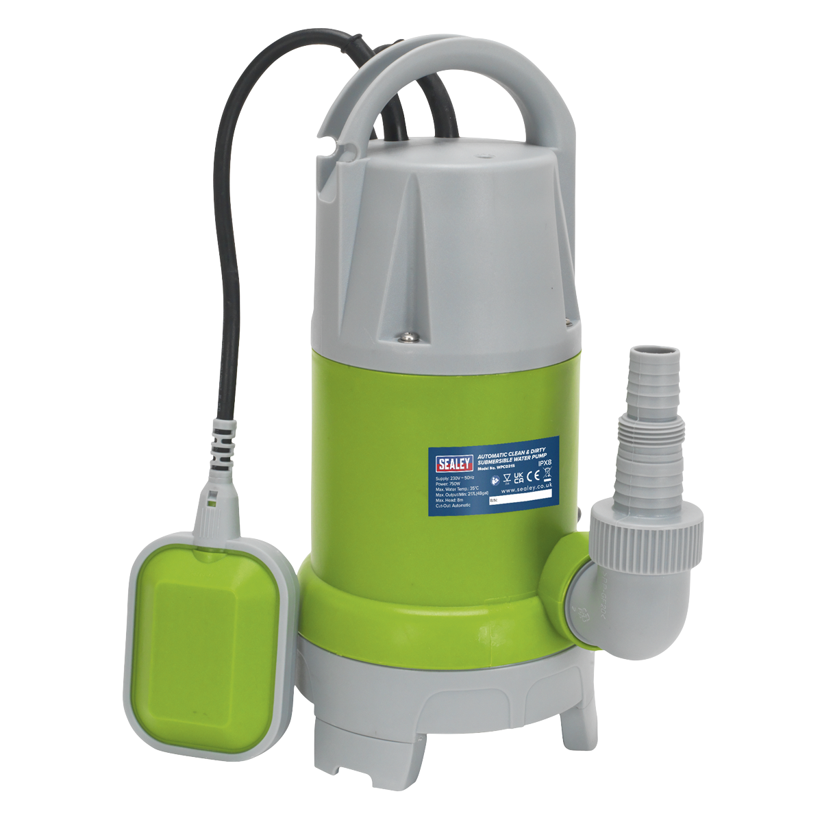 217L/min Automatic Submersible Clean & Dirty Water Pump