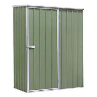 Dellonda Galvanized Steel Garden/Outdoor/Storage Shed - Green