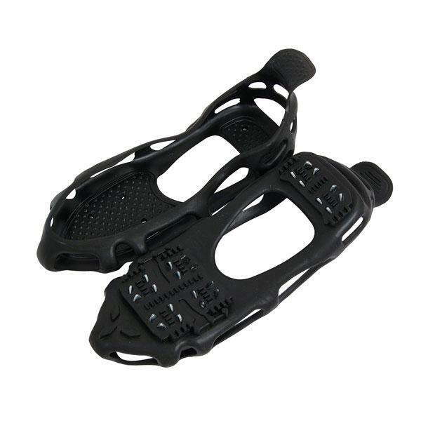 Black Unisex Snow Shoes/Grippers - to fit outside shoes