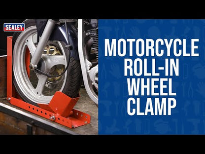 Motorcycle Roll-in Wheel Clamp - Bolt Down