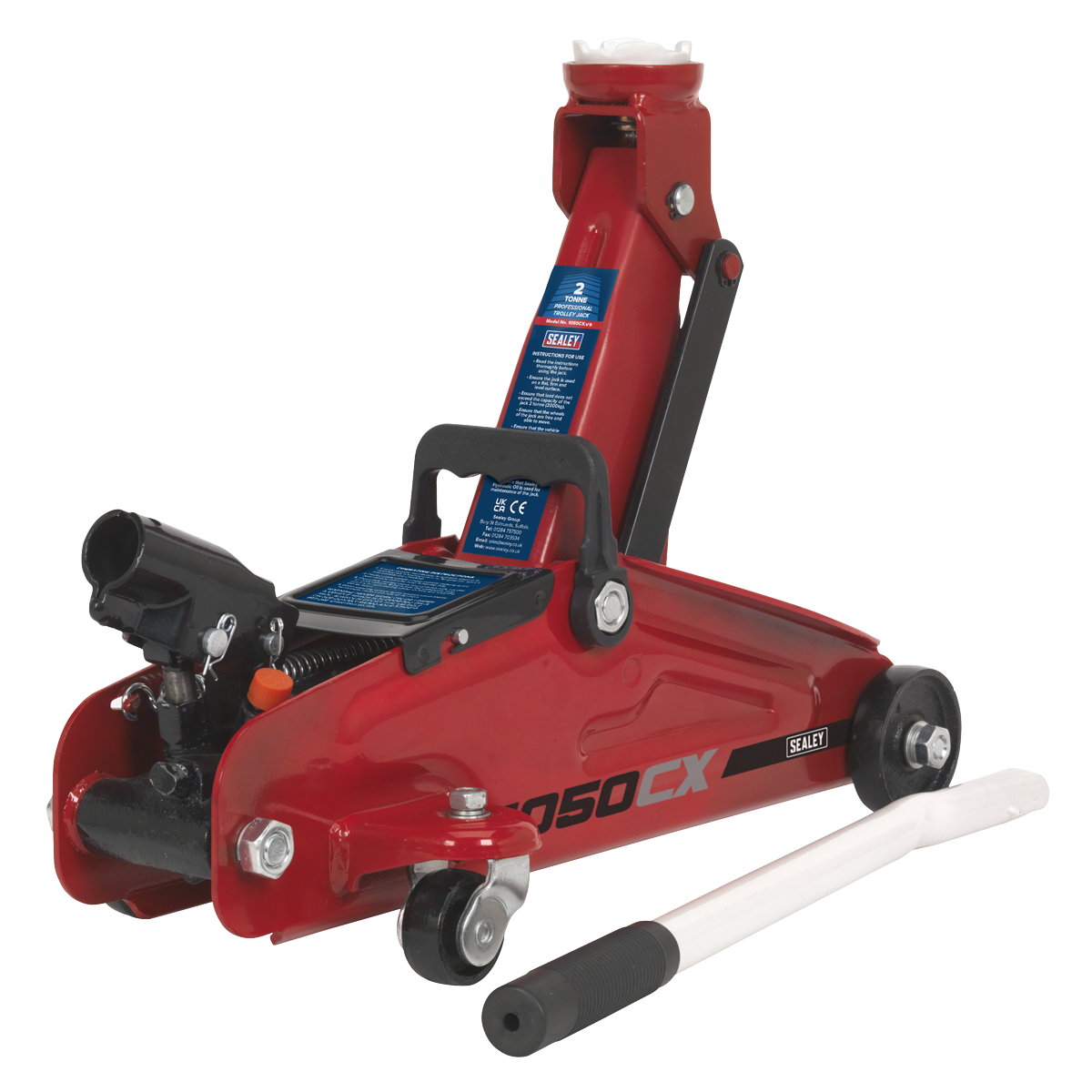 2 Tonne Short Chassis Trolley Jack