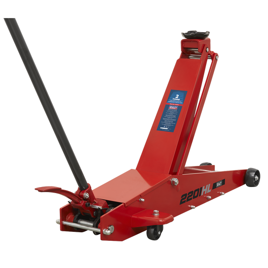 2 Tonne Long Reach High Lift Commercial Trolley Jack