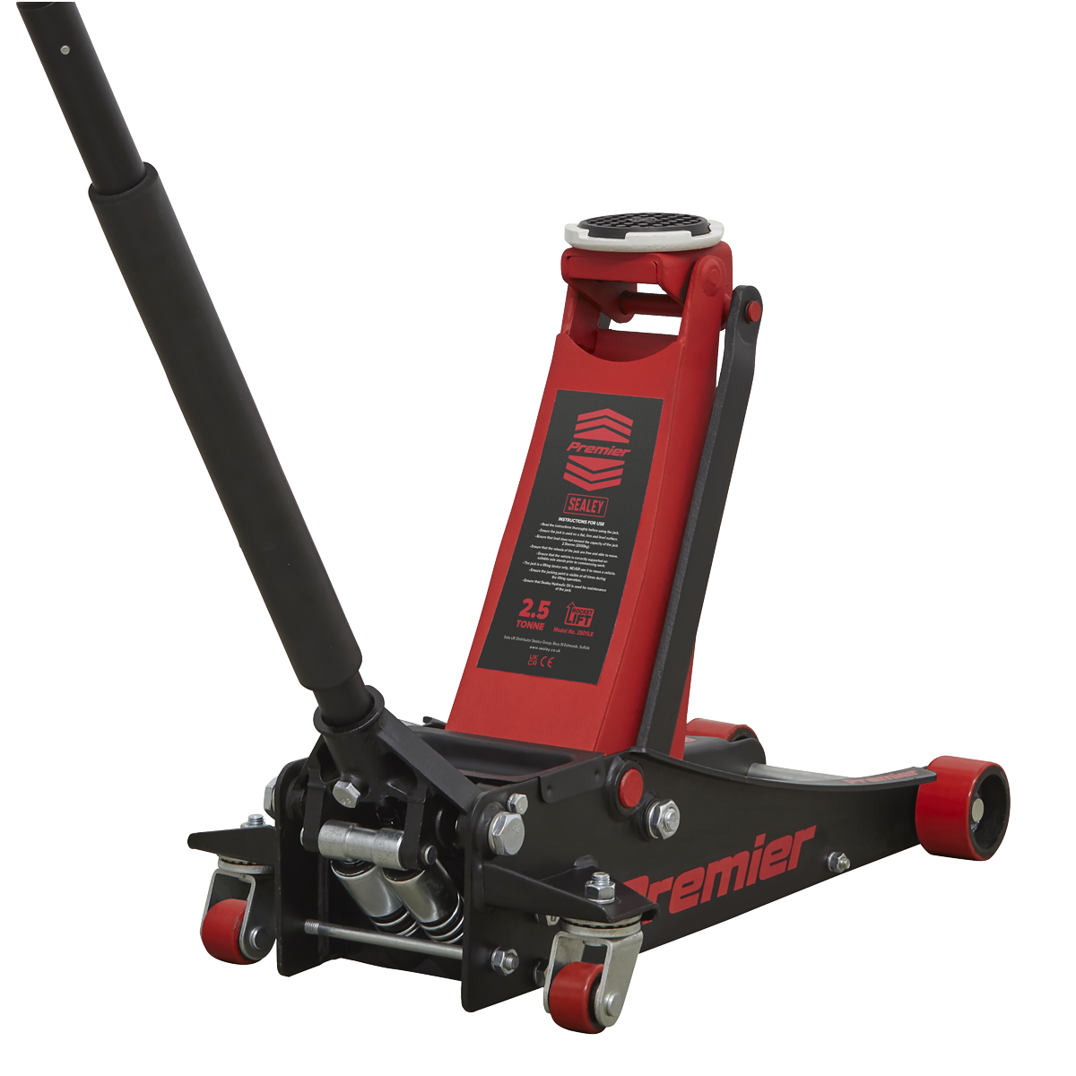 2.5 Tonne Low Profile Trolley Jack with Rocket Lift