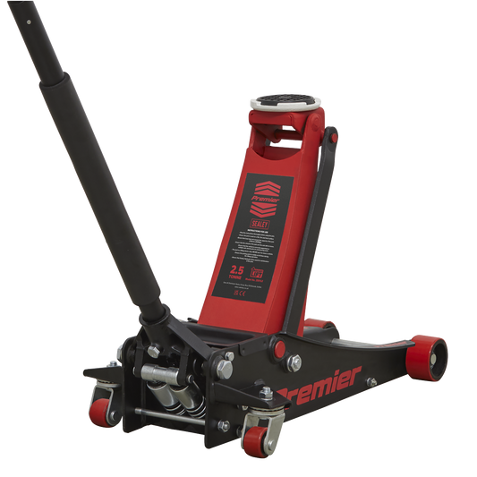 2.5 Tonne Low Profile Trolley Jack with Rocket Lift