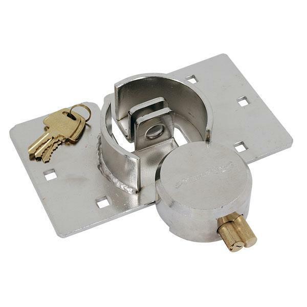 Round Padlock And Hasp Set